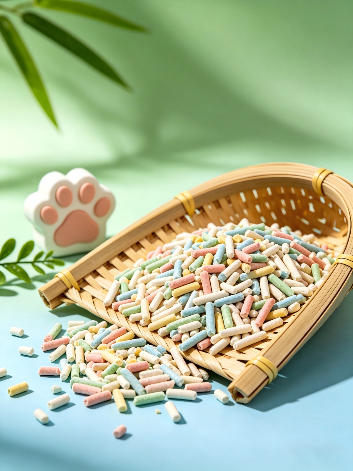 彩色豆腐猫砂
